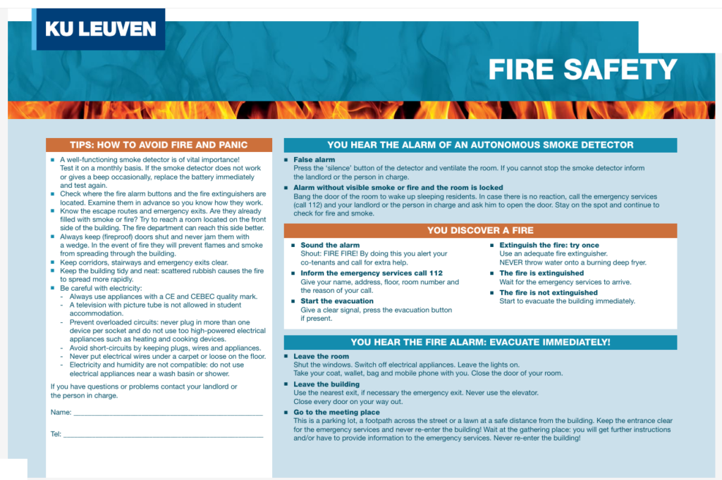 FIRE SAFETY GUIDELINES